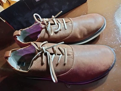 Merrell Around Town Lace "Brown Sugar" Leather Cassonade Size 10M from 2016 - Image 1 of 4