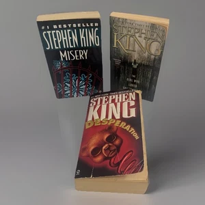 Stephen King First Printing Signet Paperbacks Misery And Desperation Lot Of 3 - Picture 1 of 10