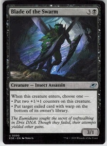 MTG Blade of the Swarm 90 Edge of Eternities U Normal NM - Picture 1 of 2