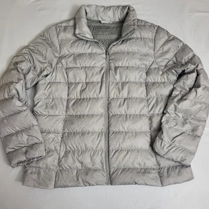 Piumino Eddie Bauer donna XL EB650 grigio argento cappotto leggero - Foto 1 di 10