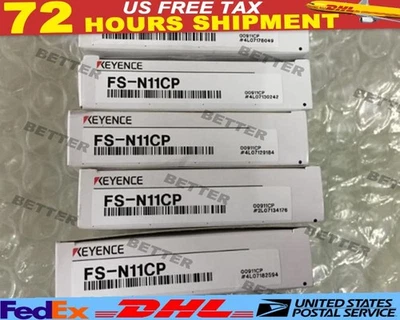 Sensores de fibra óptica KEYENCE FS-N11CP FSN11CP nuevos en caja uno IVA gratuito de EE. UU. Foto 1 de 4
