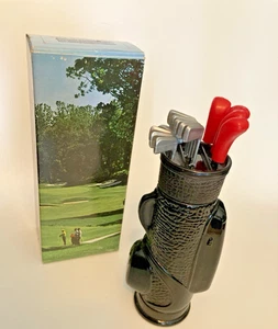 Avon "The Swinger" Decanter Wild Country borsa da golf dopobarba 5 oz completa con scatola vintage - Foto 1 di 6