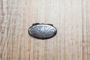 Bürgerkrieg Ära Schärpe Schnalle oder Medaille Top graviert Silber aus Sammlernachlass - Bild 1 von 7
