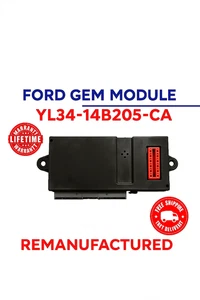 Rebuilt Ford GEM Module YL34-14B205-CA Plug N Play - Bild 1 von 1