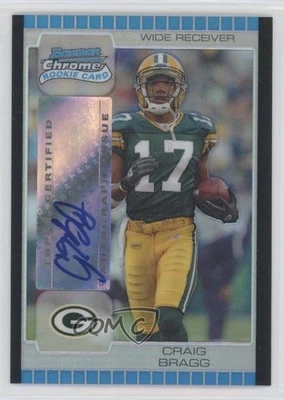 2005 Bowman Chrome Silver Refractor /10 Craig Bragg #256 Rookie Auto RC - Image 1 of 2