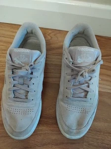 🇬🇧 Größe 5,5 helllila klassische Reebok Turnschuhe - viel Leben bleibt drin - Bild 1 von 8