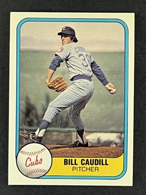 1981 Fleer Bill Caudill #306 Chicago Cubs #306 - Image 1 of 3