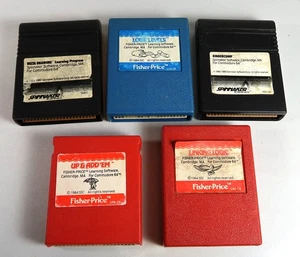 Commodore 64: 5 Cartridge lot Spinnaker & Fischer-Price - Tested & WORKS! - Picture 1 of 2