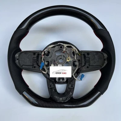 Volante de fibra de carbono personalizado para MINI Cooper R56 F54 F55 F56 F57 2014-2017 Foto 1 de 3