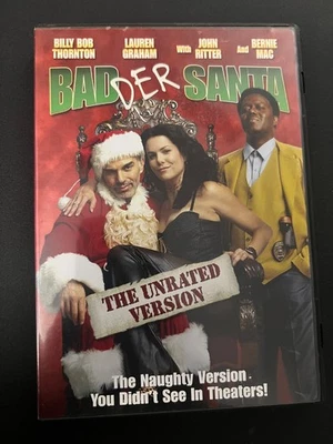 Bad Santa (DVD, 2004, Badder Santa) Christmas Movie Comedy - Image 1 of 2