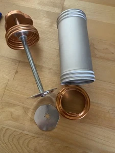 Vintage Aluminium Plätzchen Gebäck Plätzchen Presse - Bild 1 von 2