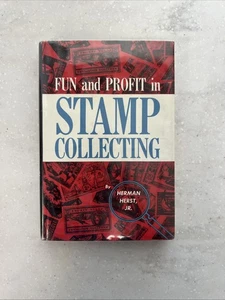 Herman Herst Jr | Fun And Profit In Stamp Collecting | 1962 Hardcover DJ Ex-Lib - Foto 1 di 12