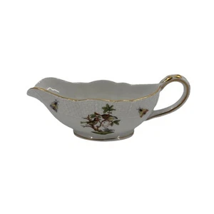 Herend Rothschild Bird Gravy Boat Hand Painted - Picture 1 of 8