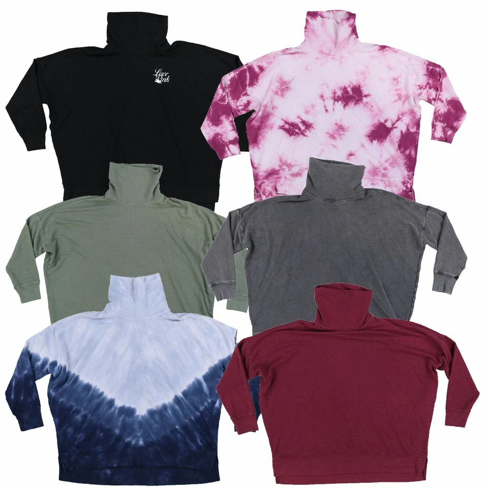 Victoria's Secret Sudadera Rosa Cuello Alto Suéter Ligero Prendas Exteriores Nuevo Foto 1 de 1