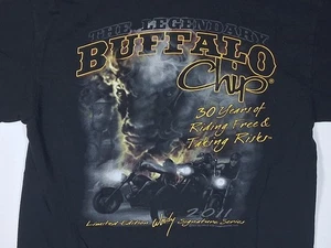 Sturgis The Legendary Buffalo Chip Venue Ride Free Take Risks 2011 Biker Herren L - Bild 1 von 6