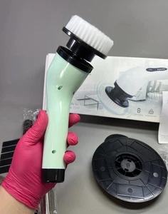 Cepillo de limpieza inalámbrico giratorio eléctrico 6 en 1 124 cm brazo largo potente - Imagen 1 de 24