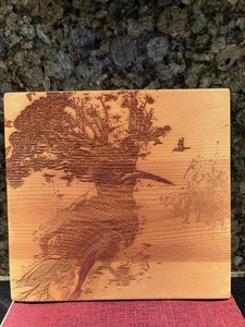 wood carved animal wall art - Picture 1 of 4