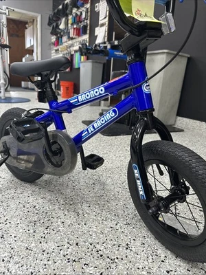 Bicicleta para niños SE BIKE Bronco azul 12 pulgadas Foto 1 de 4
