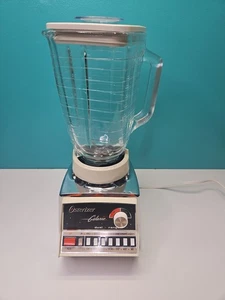 Vintage Osterizer Elite dual range pulse matic 14 chrome /almond tested - Picture 1 of 24