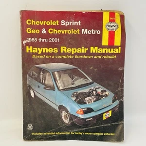 Chevrolet Sprint, Geo & Chevrolet Metro 1985-2001 Haynes Repair Manual 24075 - Picture 1 of 5