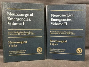 Neurosurgical Topics: Neurosurgical Emergencies Volumes 1 & 2 (1994, Hardcover) - Picture 1 of 14