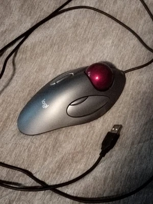 LOGITECH Trackball 🖲️ T-BC21 Marble Wired USB - Image 1 of 4