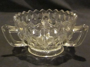 Fostoria American Schüssel mit 3 Griffen 4 3/8" - Bild 1 von 1