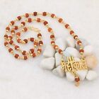 5 Mukhi Rudraksha Mala Mahakaal Pendent 7 Mm Bead Size Necklace Energized