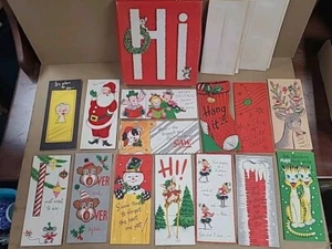VINTAGE CHRISTMAS CARDS HI BOX GOOD HOUSEKEEPING UNUSED POP OUT - Picture 1 of 8