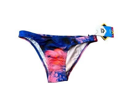Arena Women's Turquoise Multicolor Palm Swimsuit Bottoms Size 32 NEW - Image 1 of 4
