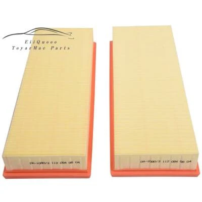 Filtro de aire del motor 2 piezas para Mercedes-Benz C240 C280 C300 C320 E320 E350 E500 Foto 1 de 4