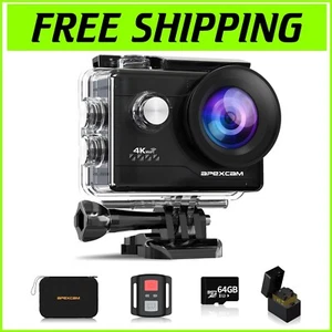 High-Performance 4K Action Camera for Underwater Motion Photography, 64G SD Card - Picture 1 of 9