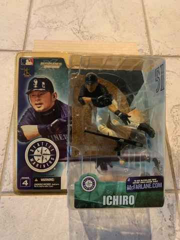 2003 McFarlane Sports picks Figure Ichiro Suzuki Seattle Mariners Superstar MLB Cover