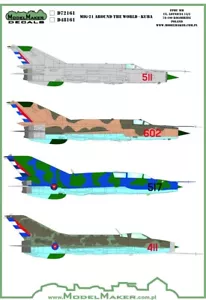 ModelMaker 1/32 MD32161 MiG-21 Around the World Aircraft Mask - Picture 1 of 2