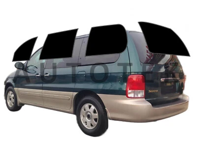Película precortada en todos los lados + ventana trasera cualquier tono % para Kia Sedona 2002-2005 Foto 1 de 4
