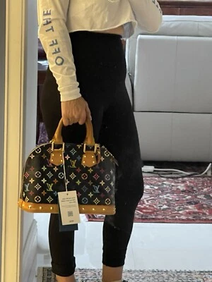 Louis Vuitton Alma Bag PM Black Monogram Multicolor Canvas - Image 1 of 4