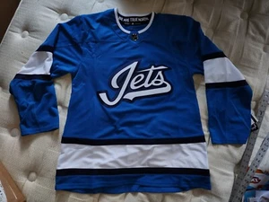 WINNIPEG JETS 2018 ALTERNATE AUTHENTIC ADIDAS HOCKEY JERSEY sz 52 NWT - Picture 1 of 15