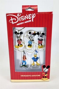 Enesco Disney Mickey Mouse Miniatur Weihnachtsschmuck 5-teiliges Set ~ T249 - Bild 1 von 2