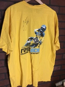 Size 2XL RONNIE STEWART AUTOGRAPHED SUZUKI RS606 SUPERCROSS MOTOCROSS SHIRT - Picture 1 of 6