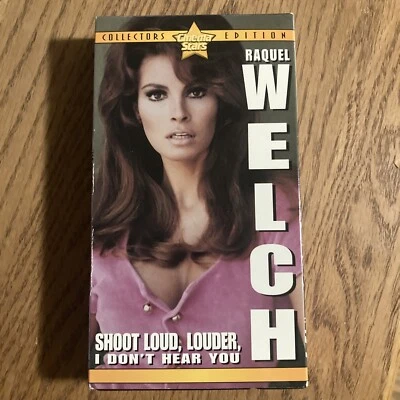 VHS Raquel Welch Cinema Stars Collectors Edition Model Pin Up Shoot Louder I - Image 1 of 4
