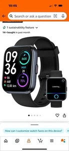 Smartwatch 208 Plus - IDW208 Blue - Picture 1 of 3