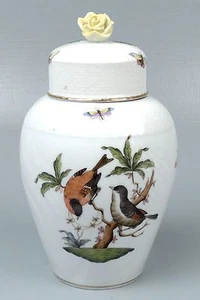Herend Rothschild Ingwerglas, gedeckte Urne oder Vase mit Deckel - 6450/RO - Bild 1 von 12