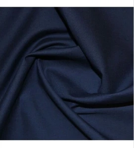  Plain Cotton & POLYESTER  Fabric Solid Plain  Blue Navy Colour 1 x 1.50 m - Picture 1 of 1