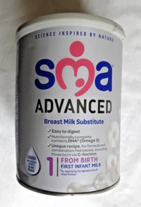 SMA Advanced 1 From Birth First Infant - 800g - BBE 03/2026 - Dented Can - Picture 1 of 6