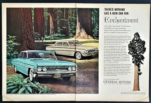 GM OLDSMOBILE 98 & F85 De Luxe~1961~Original VINTAGE Auto Print Ad~CARS~Spread - Picture 1 of 5