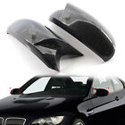 Gloss Black Rearview Mirror Cover Caps For BMW E81 E82 E87 E88 E90 E91 E92 E93
