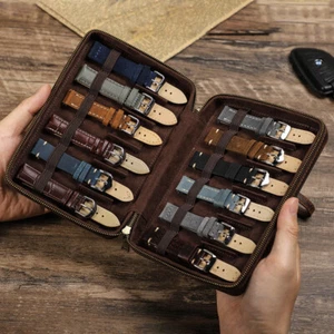 12 Uhrenarmband Organizer Box Uhrenarmband Tasche Tragbar Reise Organizer - Bild 1 von 9
