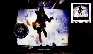 Moneda 20c australiana AC/DC 2023 - PNC - Sello y cubierta de moneda - Explota tu video - Imagen 1 de 2