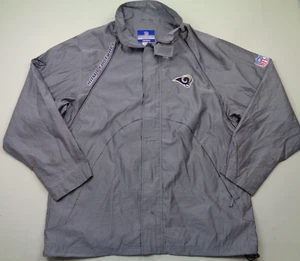 Los Angeles Rams Jacke Herren Large NFL Reebok Full Zip Windbreaker Mantel - Bild 1 von 16