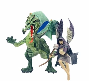 Schleich fairy toy Figure Germany vtg fantasy magical lot Dragon demon BMC1 - Picture 1 of 4